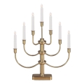 Markslöjd 704415 - Julelysestage GYLLING 7xE10/3W/230V guld