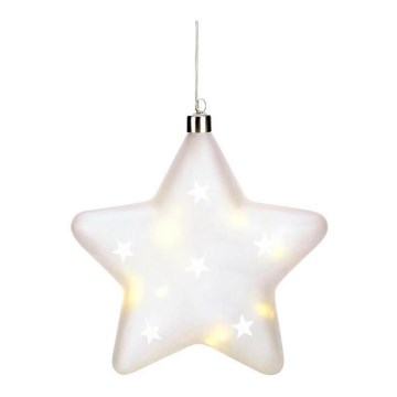 Markslöjd 704489 - LED juledekoration LISETTE 10xLED/0,3W/3xAA stjerne