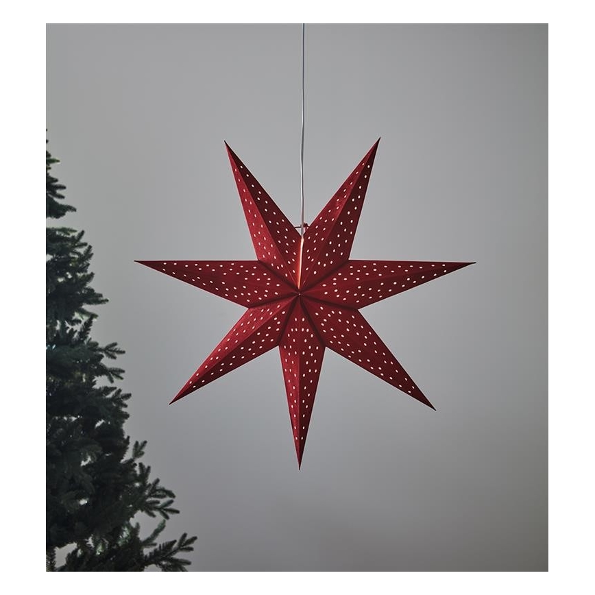 Markslöjd 704902 - Julepynt CLARA 1xE14/6W/230V 75 cm rød