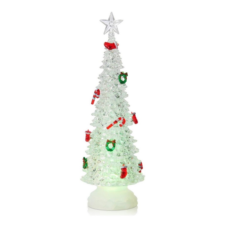 Markslöjd 705014 - LED juledekoration HAGABERG 20xLED/0,5W/3xAAA sølv