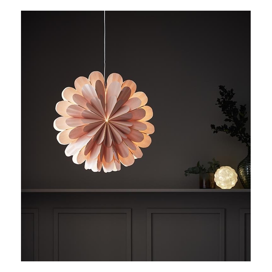 Markslöjd 705307 - Julepynt MARIGOLD 1xE14/25W/230V 60 cm lyserød