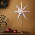 Markslöjd 705310 - Juledekoration BAROQUE 1xE14/25W/230V 65 cm hvid/mat krom