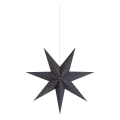 Markslöjd 705317 - Juledekoration BAROQUE 1xE14/25W/230V Ø 75 cm blå