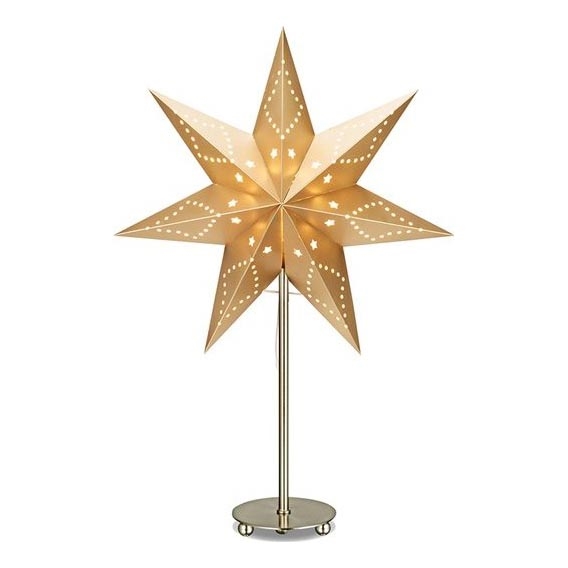 Markslöjd 705545 - Juledekoration SATURNUS 1xE14/25W/230V 35 cm guldfarvet