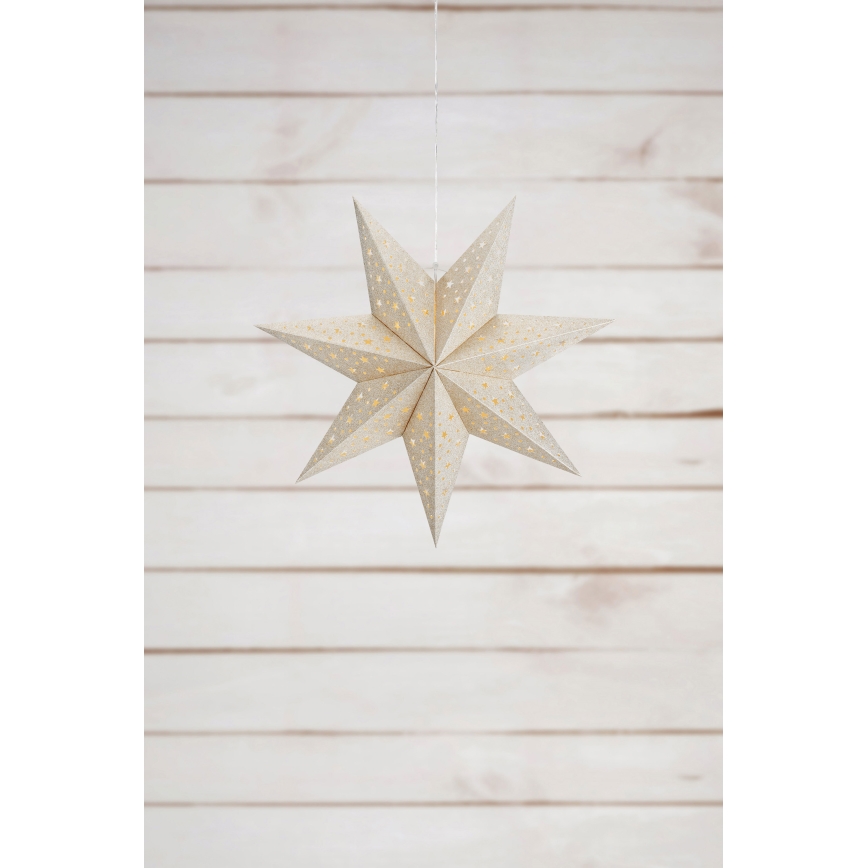 Markslöjd 705610 - LED Juledekoration BLANK LED/0,2W/3xAA Ø 45 cm guld