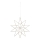 Markslöjd 705751 - LED juledekoration GLEAM LED/0,6W/3xAA guldfarvet