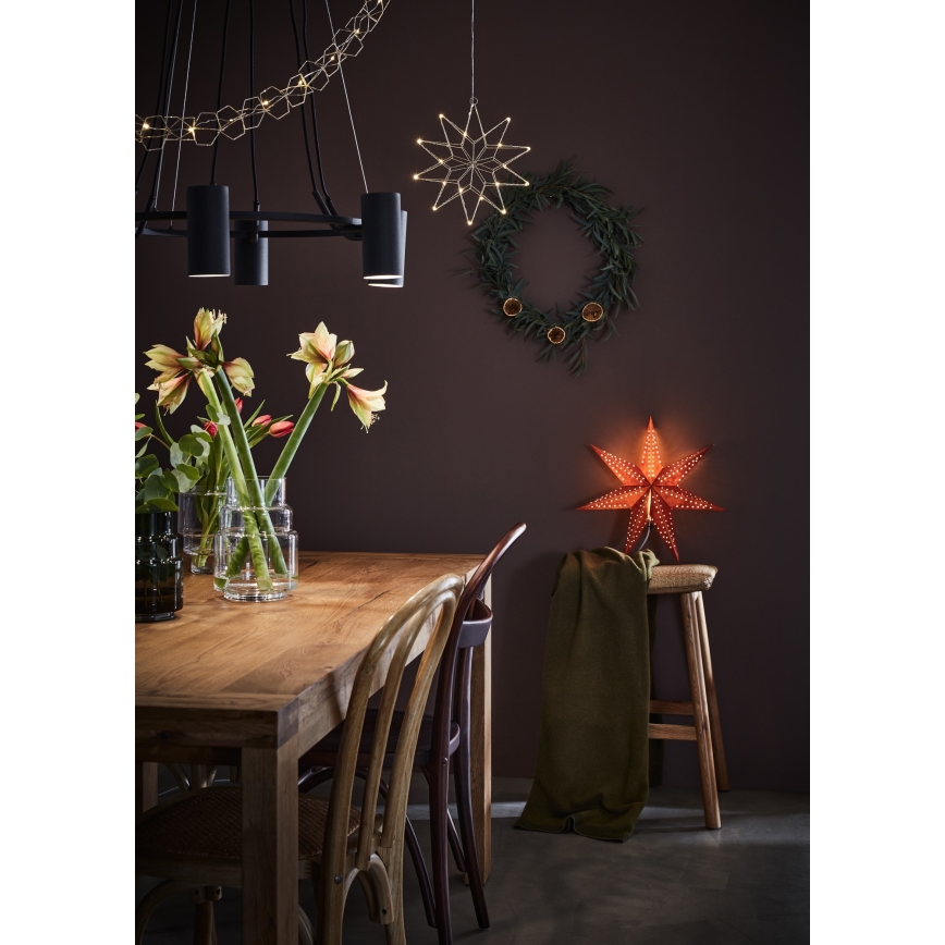 Markslöjd 705751 - LED juledekoration GLEAM LED/0,6W/3xAA guldfarvet