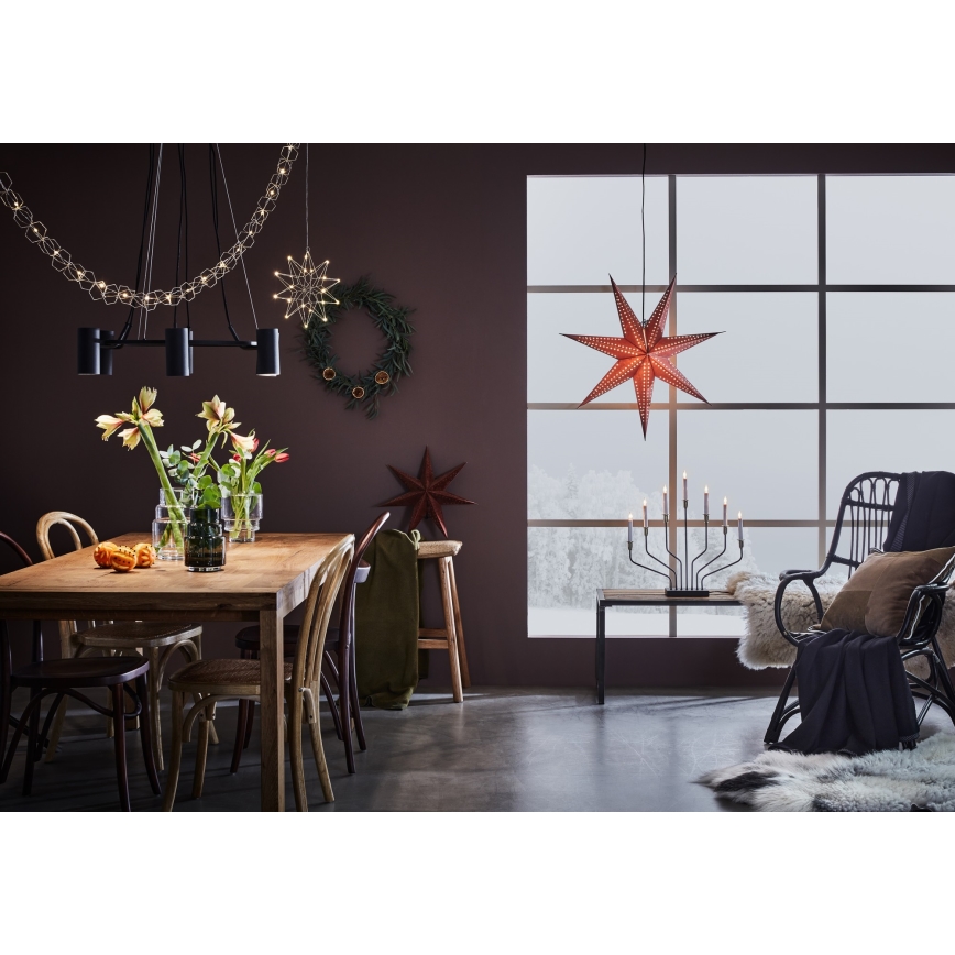 Markslöjd 705753 - Dekorativ LED lyskæde SERVE LED/3xAA 1,9 m sølvfarvet