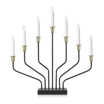Markslöjd 705758 - Julelysestage BROSA XL 7xE10/3W/230V