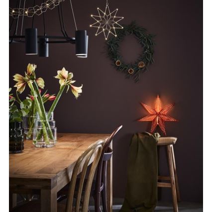 Markslöjd 705758 - Julelysestage BROSA XL 7xE10/3W/230V