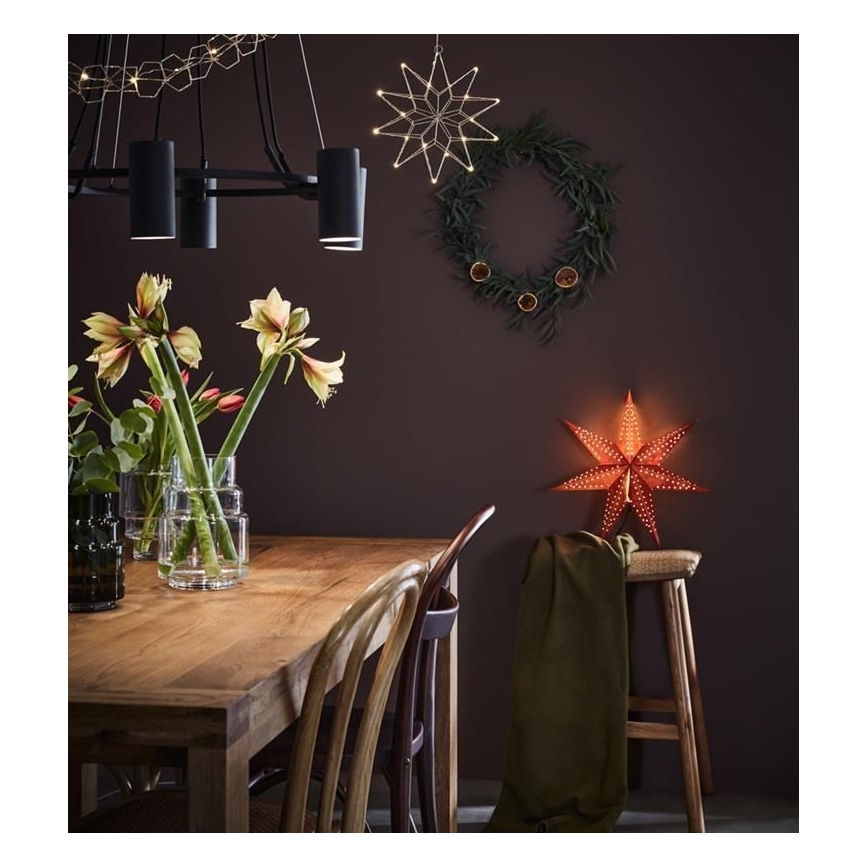 Markslöjd 705758 - Julelysestage BROSA XL 7xE10/3W/230V