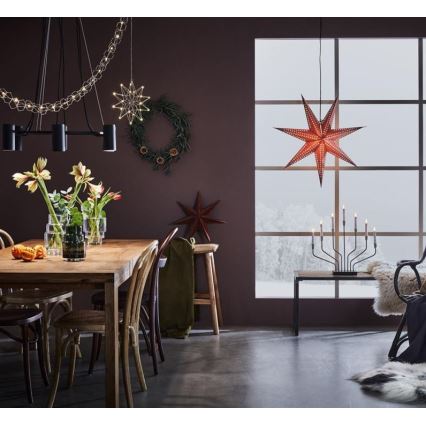 Markslöjd 705758 - Julelysestage BROSA XL 7xE10/3W/230V