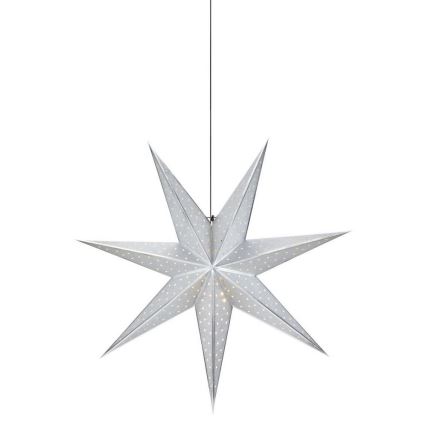Markslöjd 705769 - Juledekoration GLITTER 1xE14/25W/230V diameter 45 cm sølvfarvet