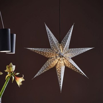Markslöjd 705769 - Juledekoration GLITTER 1xE14/25W/230V Ø 45 cm sølv