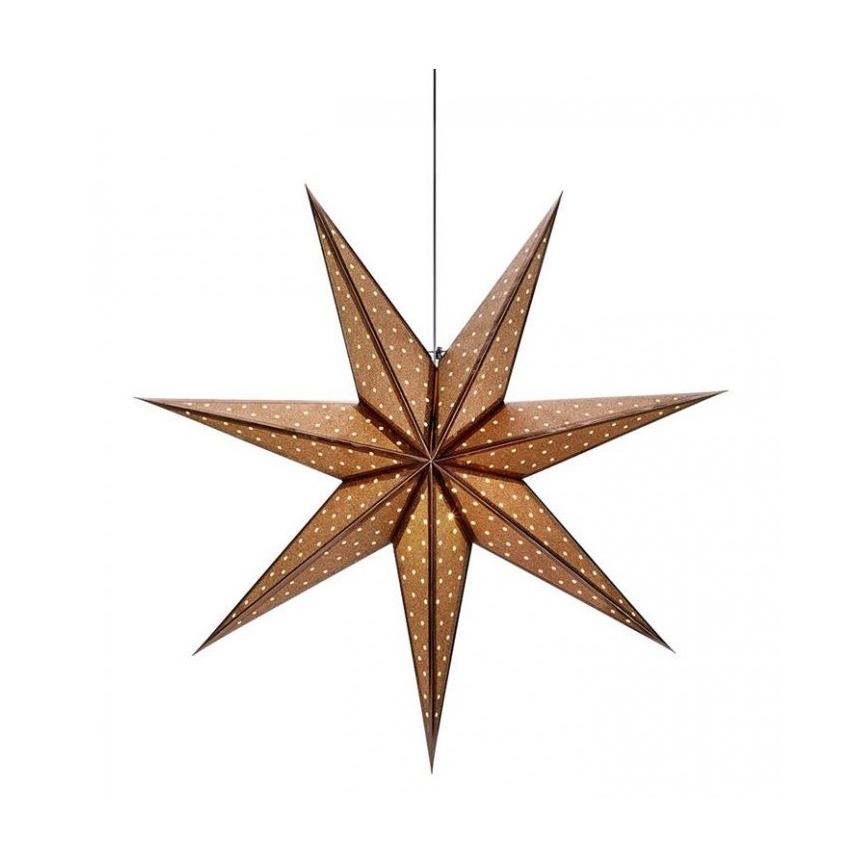 Markslöjd 705793 - Julestjerne GLITTER 1xE14/25W/230V diam. 45 cm bronzefarvet