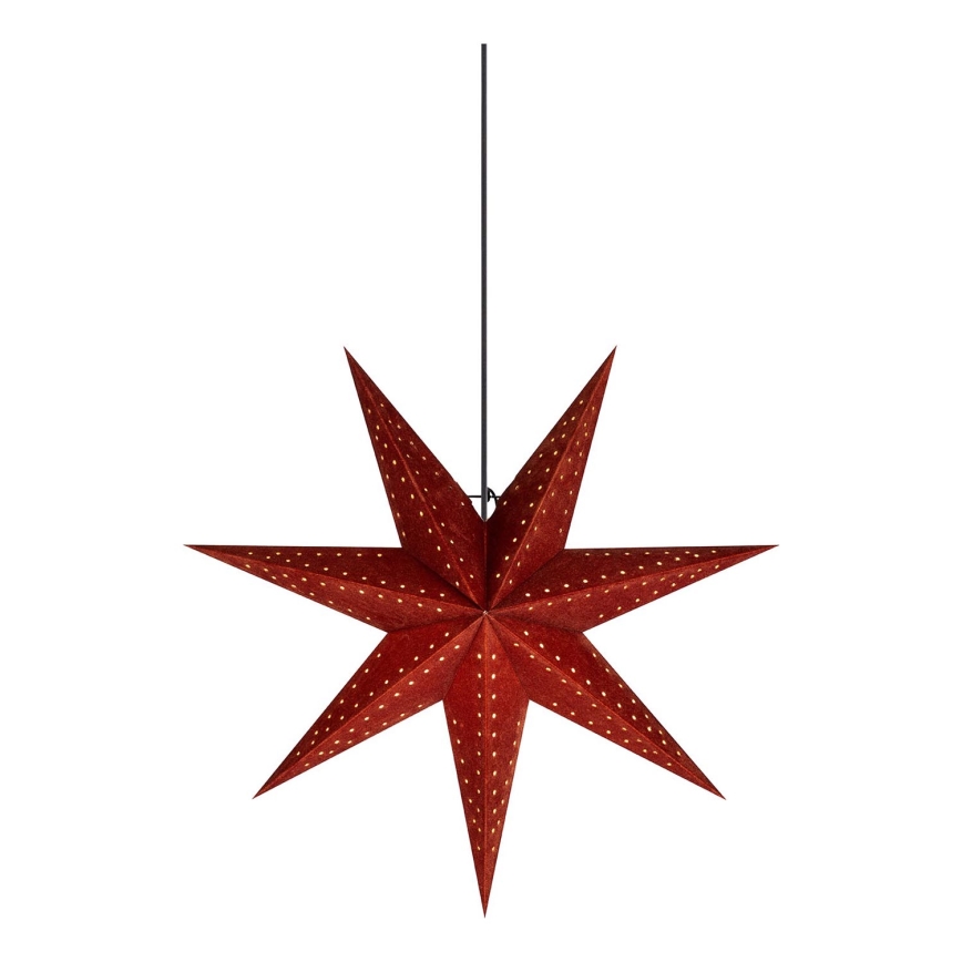 Markslöjd 705807 - Juledekoration EMBLA 1xE14/6W/230V Ø 45 cm rød