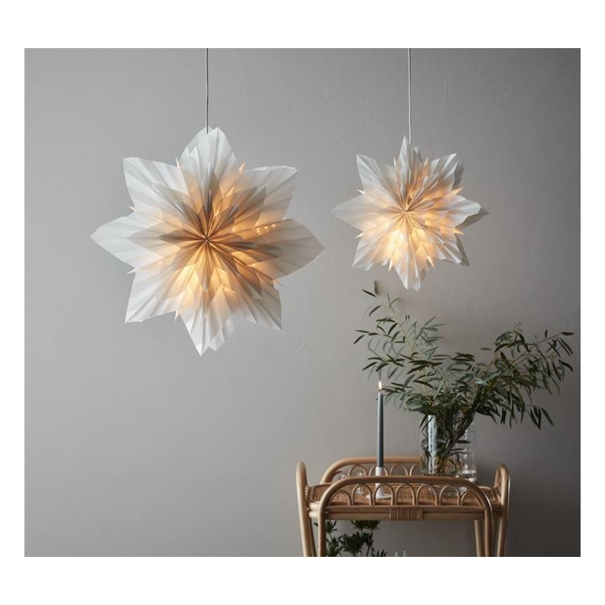 Markslöjd 705835 - Juledekoration NEELA 1xE14/25W/230V diameter 60 cm grå