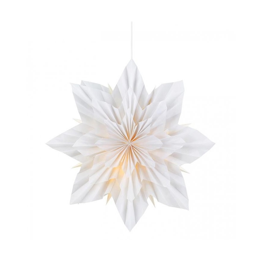 Markslöjd 705836 - Julestjerne NEELA 1xE14/25W/230V diam. 48 cm hvid