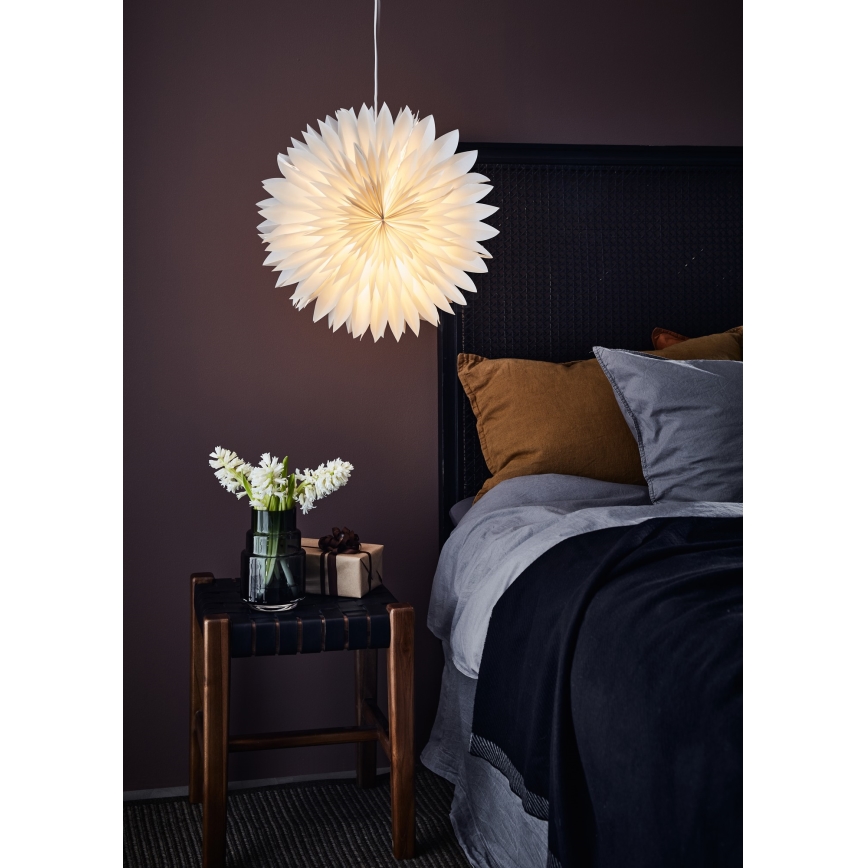 Markslöjd 705843 - Juledekoration SOLINA 1xE14/25W/230V diameter 45 cm hvid