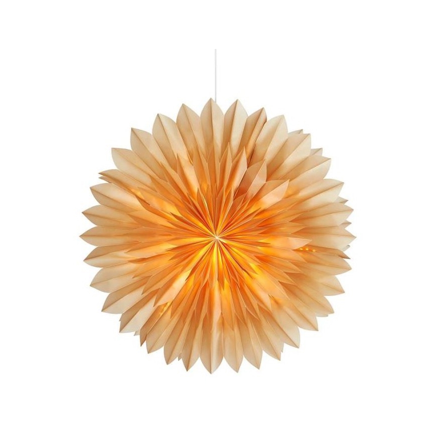 Markslöjd 705916 - Juledekoration SOLINA 1xE14/25W/230V diam. 58 cm hvid