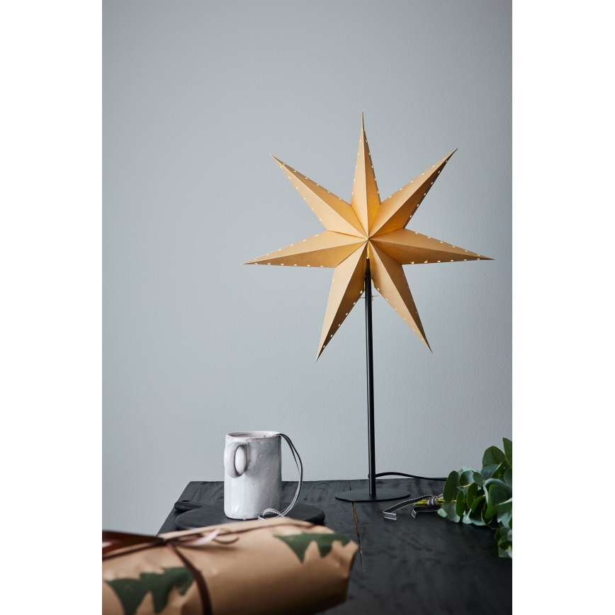 Markslöjd 705934 - Juledekoration LIVELY 1xE14/6W/230V guldfarvet/sort