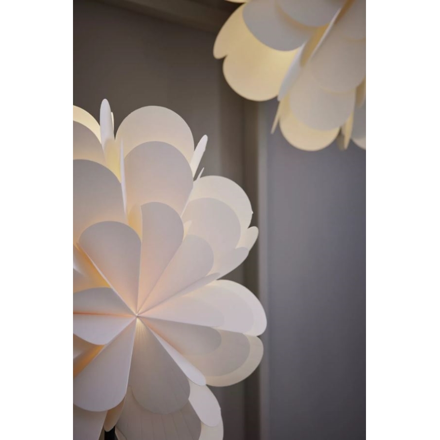 Markslöjd 705946 - Juledekoration MARAVILLA 1xE14/25W/230V 68 cm hvid/sort