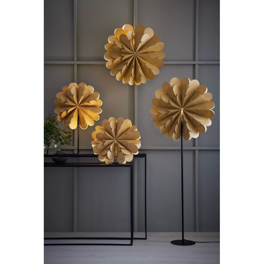 Markslöjd 705948 - Juledekoration MARAVILLA 1xE14/25W/230V diam. 45 cm guldfarvet