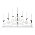 Markslöjd 705965 - Julelysestage NIGHTFALL 7xE10/3W/230V hvid