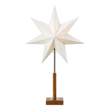 Markslöjd 706041 - Juledekoration SOLVALLA 1xE14/25W/230V 35 cm hvid/eg