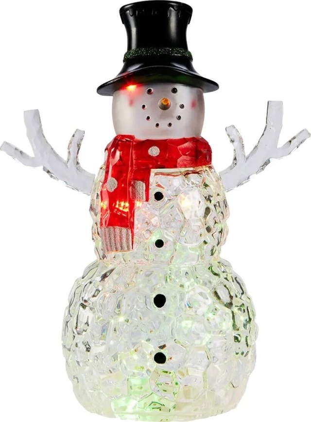 Markslöjd 706044 - LED juledekoration FRANS LED/0,06W/3xAAA snemand