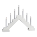Markslöjd 706051 - LED Julelysestage EVELIN 7xLED/0,06W/6xAA hvid