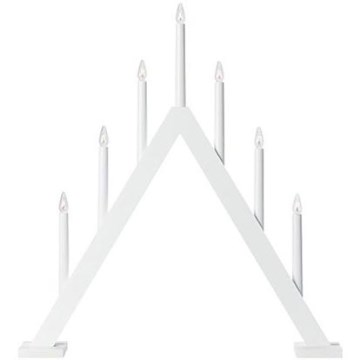 Markslöjd 706225 - Julelysestage ARIELE 7xE10/3W/230V hvid