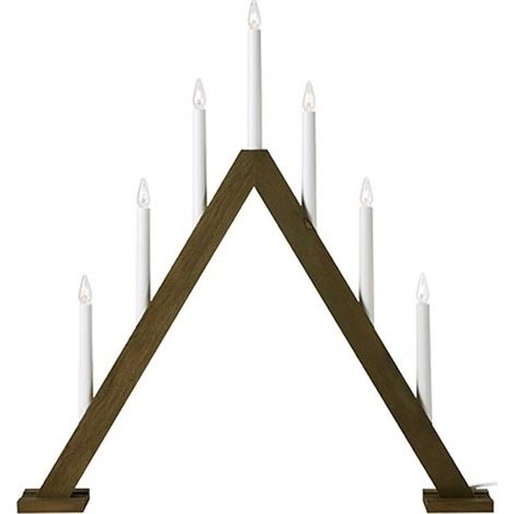 Markslöjd 706227 - Julelysestage ARIELE 7xE10/3W/230V træ/hvid