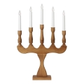 Markslöjd 706279 - Julelysestage SVANEHOLM 5xE10/3W/230V fyrretræ/beige