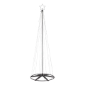 Markslöjd 706330 - LED udendørs juledekoration ABETO 380xLED/3,6W/230V 3m IP44 sort