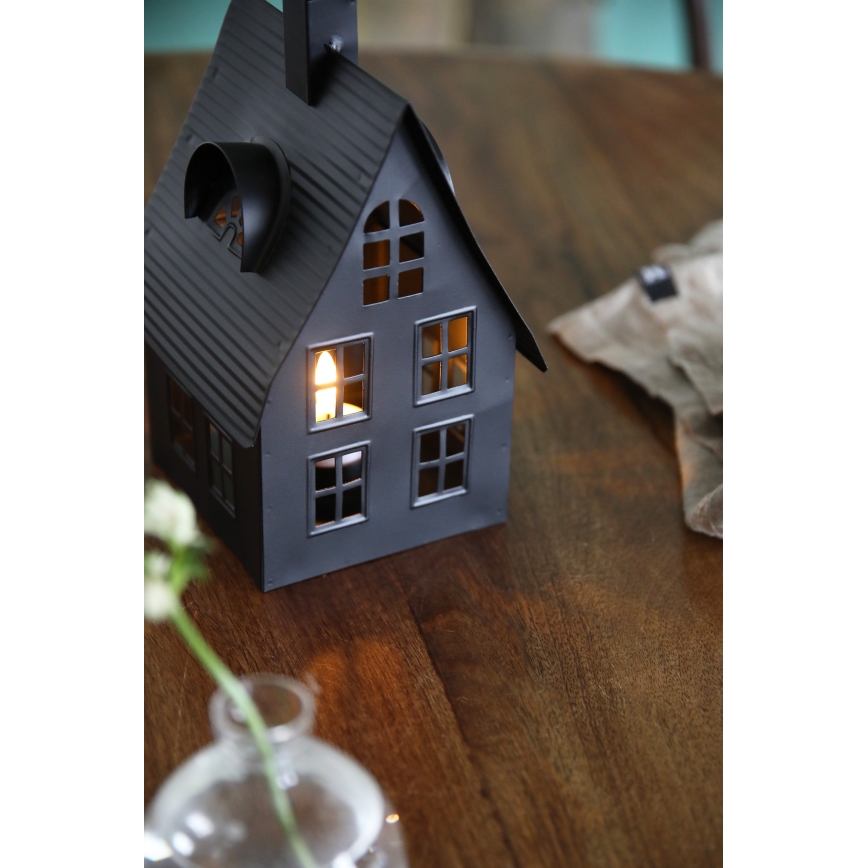 Markslöjd 706368 - LED juledekoration LUTON LED/0,1W/1xCR2032 sort