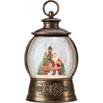 Markslöjd 706451 - LED-juledekoration RUDOLPH LED/0,5W/3xAA lanterne i bronze
