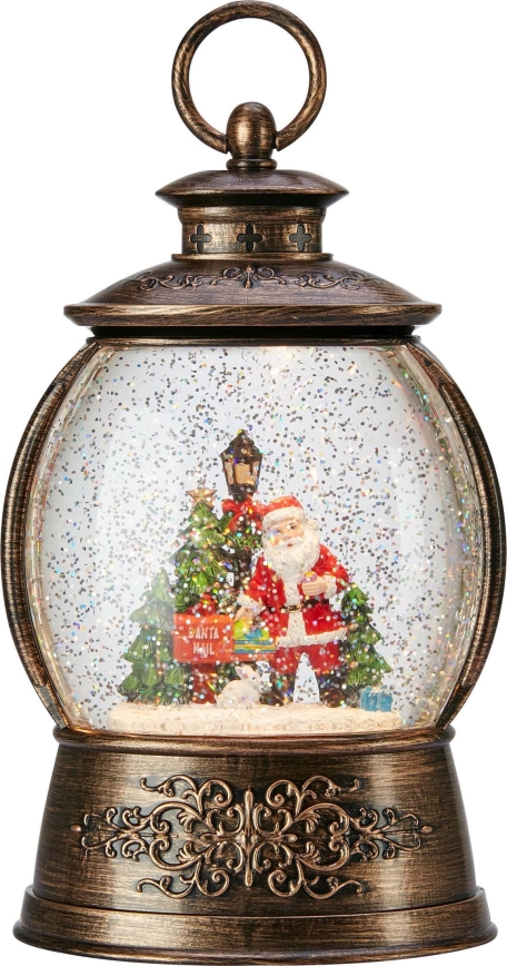 Markslöjd 706451 - LED-juledekoration RUDOLPH LED/0,5W/3xAA lanterne i bronze