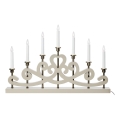 Markslöjd 706452 - Julelysestage NIGHTFALL 7xE10/3W/230V beige/messing