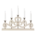 Markslöjd 706453 - Julelysestage ENEBY 5xE10/3W/230V beige/messing