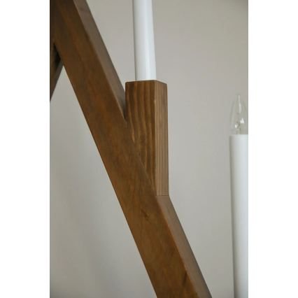 Markslöjd 706471 - Julestage BJURFORS 5xE10/3W/230V fyrretræ/brun