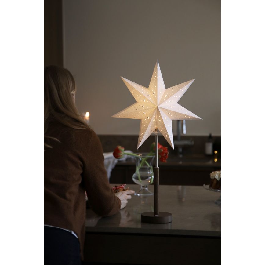 Markslöjd 706493 - LED genopladelig juledekoration NOELLA LED/0,5W/3,7V 2000 mAh brun/hvid