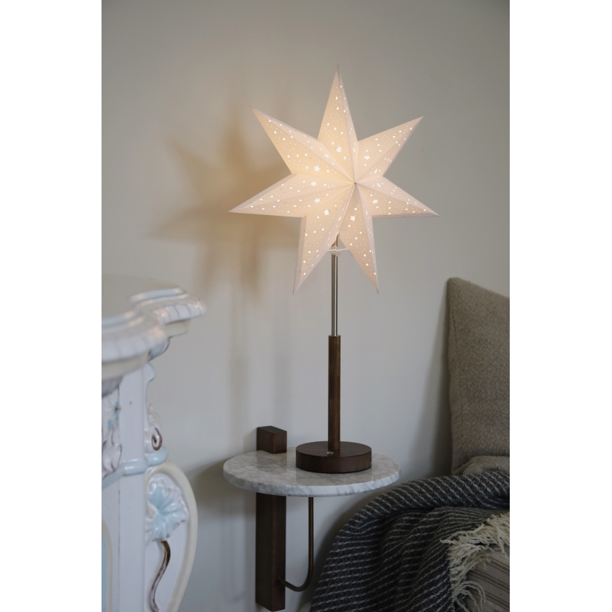 Markslöjd 706493 - LED genopladelig juledekoration NOELLA LED/0,5W/3,7V 2000 mAh brun/hvid