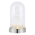 Markslöjd 706528 - LED juledekoration ISLA LED/0,06W/3xAA blank krom/rensdyr