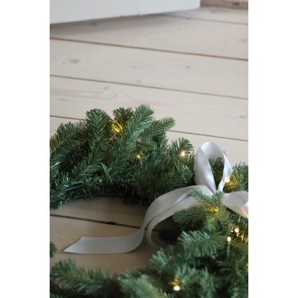 Markslöjd 706541 - LED udendørs julekrans VINTRA LED/3W/3xAA Ø 60 cm IP44 varm hvid