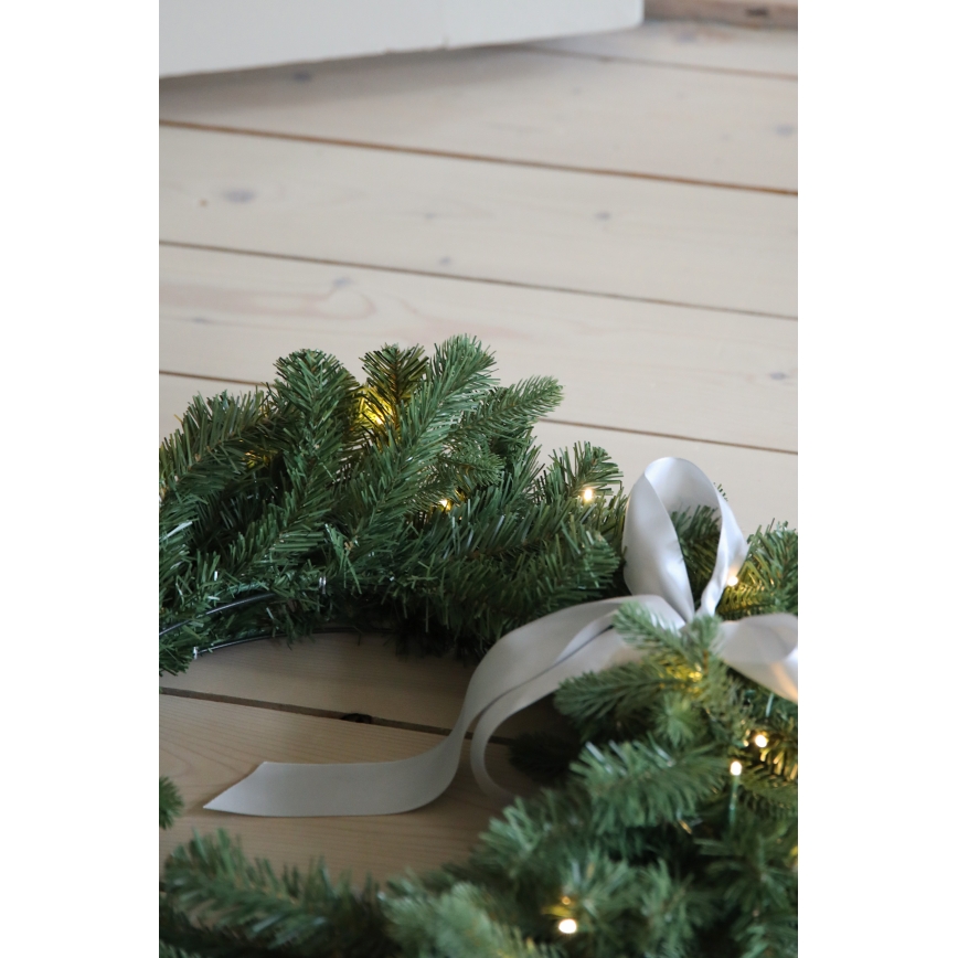 Markslöjd 706541 - LED udendørs julekrans VINTRA LED/3W/3xAA Ø 60 cm IP44 varm hvid