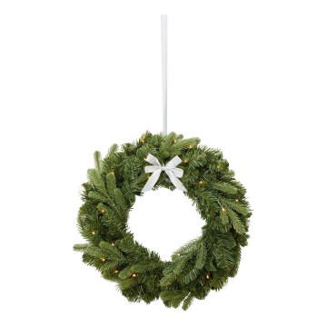 Markslöjd 706541 - LED udendørs julekrans VINTRA LED/3W/3xAA Ø 60 cm IP44 varm hvid