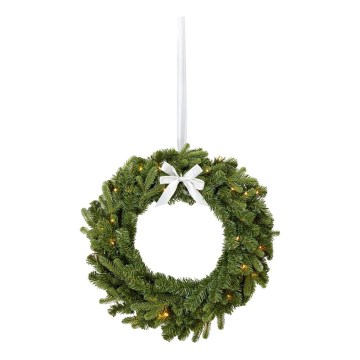 Markslöjd 706542 - LED udendørs julekrans VINTRA LED/1,8W/3xAA Ø 40 cm IP44 varm hvid