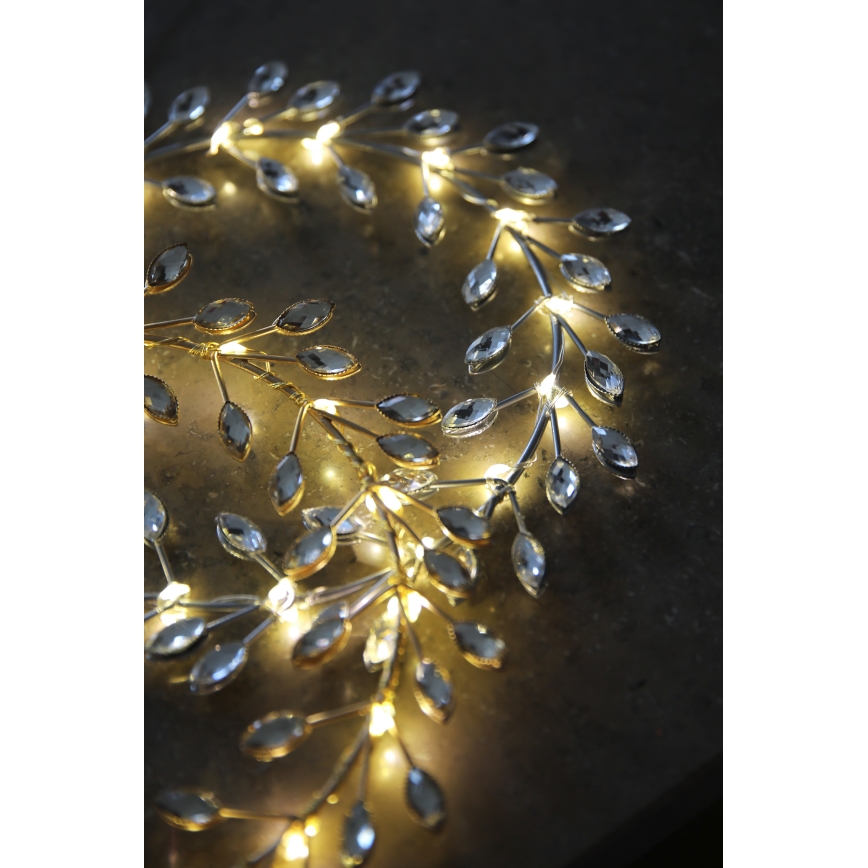 Markslöjd 706557 - LED juledekoration ARIA LED/3,12W/2xAA sølvfarvet