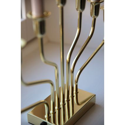 Markslöjd 706561 - Julelysestage BROSA 7xE10/3W/230V guld